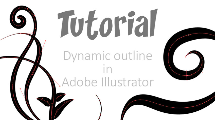 dynamic outline in Adobe Illustrator