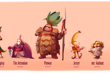 character design - line up