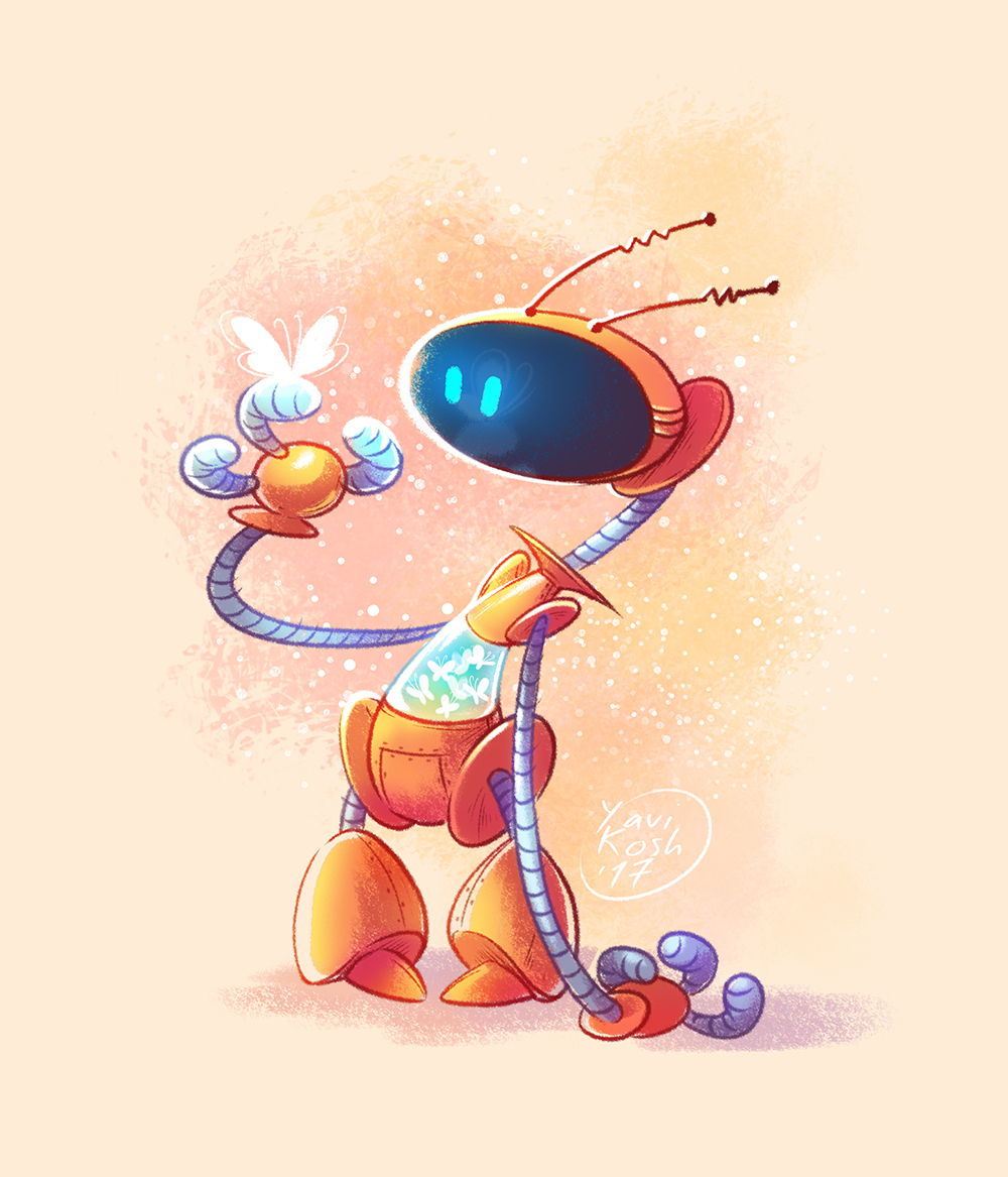 cute little robot